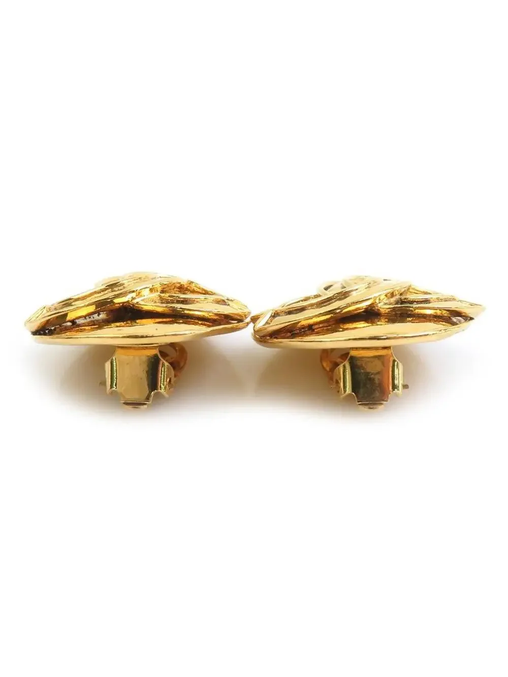 Auth Chanel Vintage Cc Logo Earrings #294130C32B